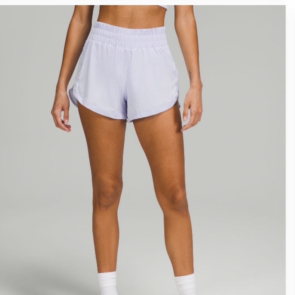 Lululemon Track that Shorts 3’ High Rise Serene Blue